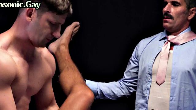 Gaydaddies fuck 3some twink in anal pleasure