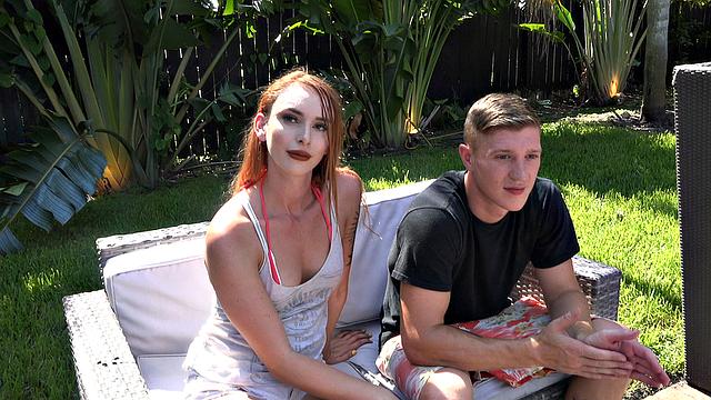 Sexy Big Booty Redhead Gets Creampied