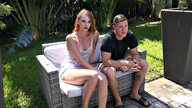 Sexy Big Booty Redhead Gets Creampied