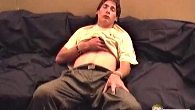 Shawn is a 20 year old straight boy, with a slim build. This is his first time jacking off in front of a camera and he's a bit nervous, so it took almost 50 minutes for him to get it up and get off.