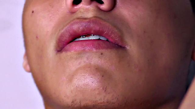 Before this young man takes his pants off we can see he's packing a big one. Octavio stands naked, as he works himself stiff and kicks back on the bed to start jacking off.