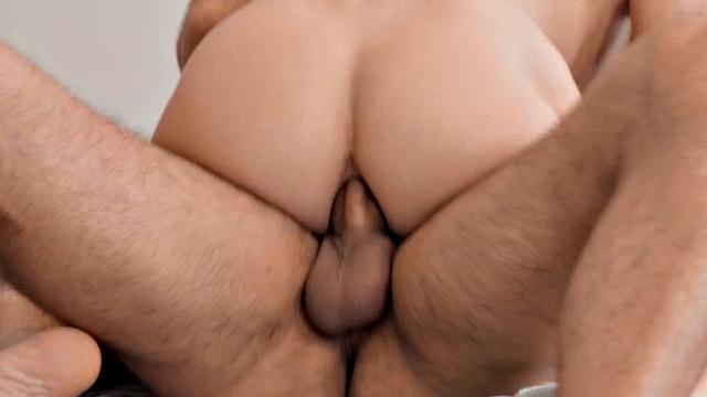 Cockriding jock fucked hard in anal by nice dick