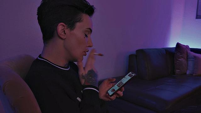 Small boobs 21yo tattooed dyke licked by babe