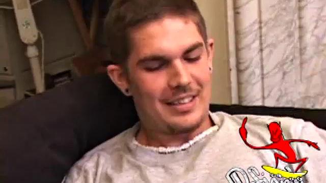 Lucky guy can't stop stroking and ends up shooting twice on a hot gay session