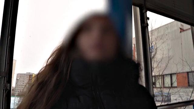 Big-titted babe picked up & fucked hard in public before riding a cock in reverse cowgirl