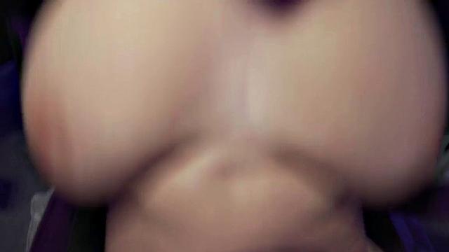 Big-titted babe picked up & fucked hard in public before riding a cock in reverse cowgirl