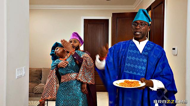 Жаркая нигерийская свадьба: невеста изменяет прямо на банкете