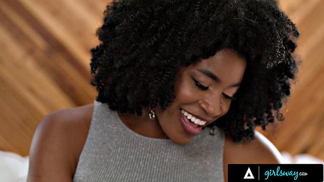 GIRLSWAY - Nicole Kitt Finds Gifts From Olive Glass Then Seeks Her For Intimate Oil Massage