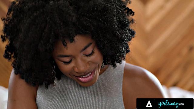 GIRLSWAY - Nicole Kitt Finds Gifts From Olive Glass Then Seeks Her For Intimate Oil Massage