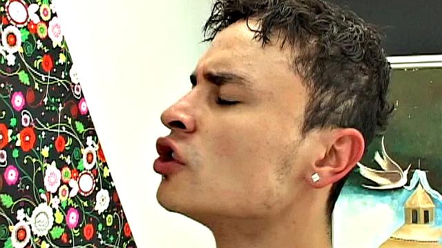 Wanting to get a piece of that young Latin ass, Omar invites Gaston inside and wastes little time getting into the boy's pants. By the time they are naked, both have had a taste of the other's big dick.