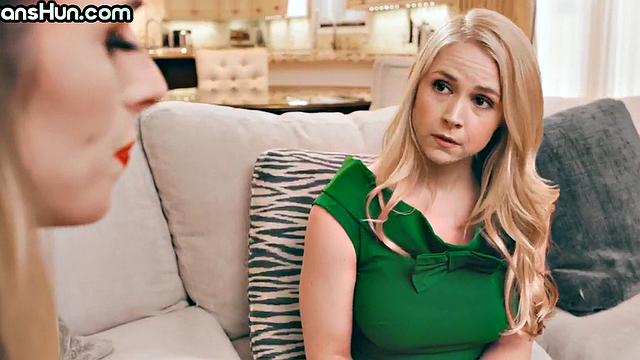 TS hunny in stockings fucks busty stunning BFF