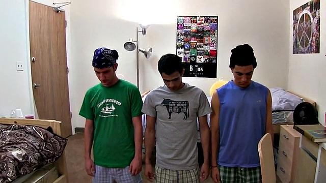 Real college guy assfucked for fraternity in dormitory