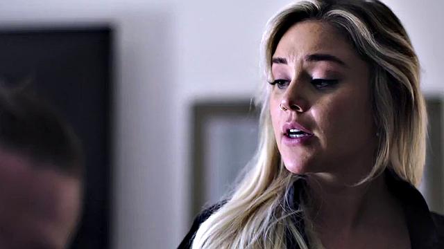 Slutty babe loves fucking on a big dick