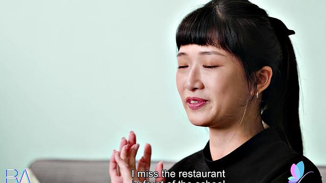 Japanese teen Han Yan gets interviewed and deeply fucked