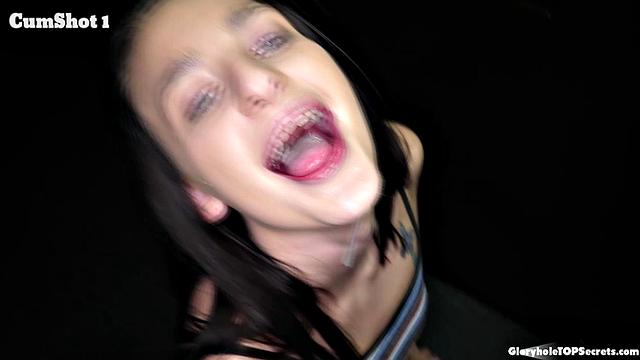 That's it Alli! Now swallow the load!