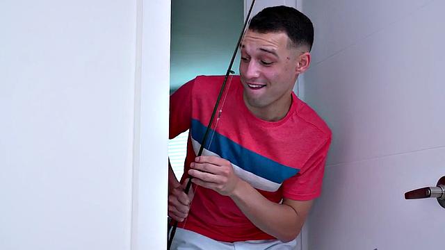 Wild stepmother fucks dirty stepson in wet pussy