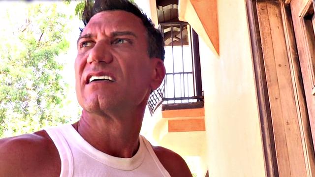 Check out this hot tattooed teen's stunning body after a steamy shower in the bathroom