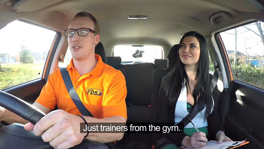 Watch Examiner Wants It Fast and Furious as she takes it hard in reverse cowgirl, kissing, car, and blowjob positions