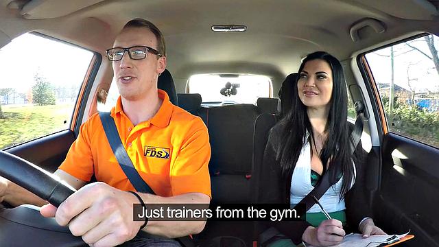 Watch Examiner Wants It Fast and Furious as she takes it hard in reverse cowgirl, kissing, car, and blowjob positions