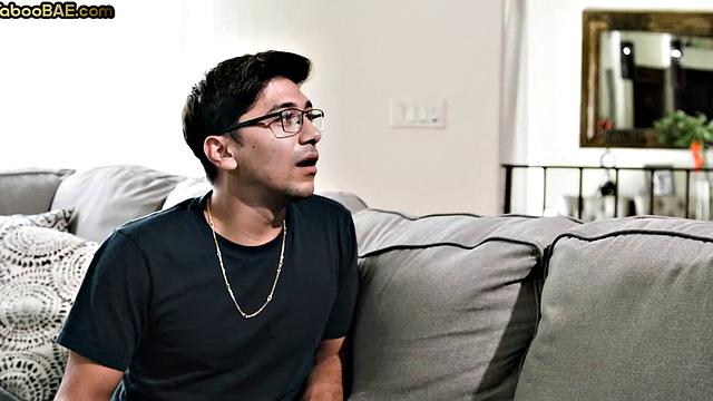 Busty bae pounded in doggystyle by nerd in hot affair