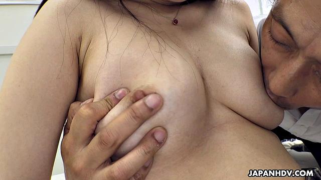 Naughty Mio Ozora with her teacher