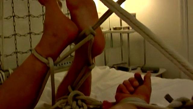 Muscle Hunk Tied Up Hard - Derek Pain