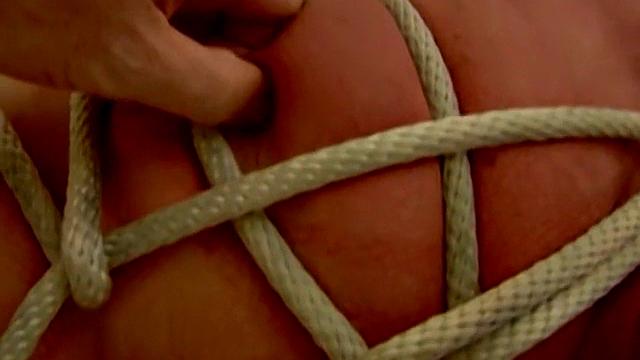 Muscle Hunk Tied Up Hard - Derek Pain