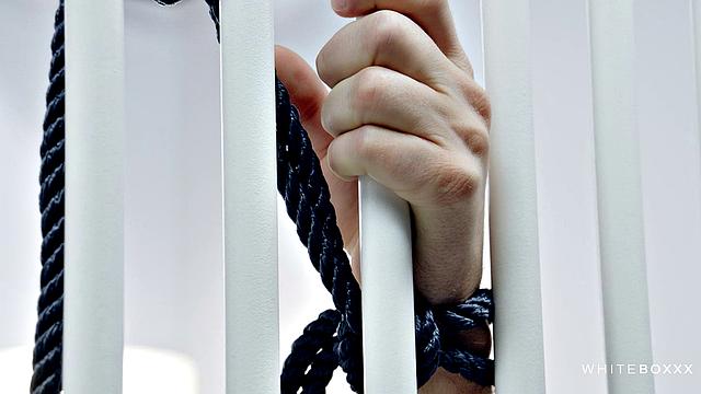 Girl masturbating while boyfriend watches