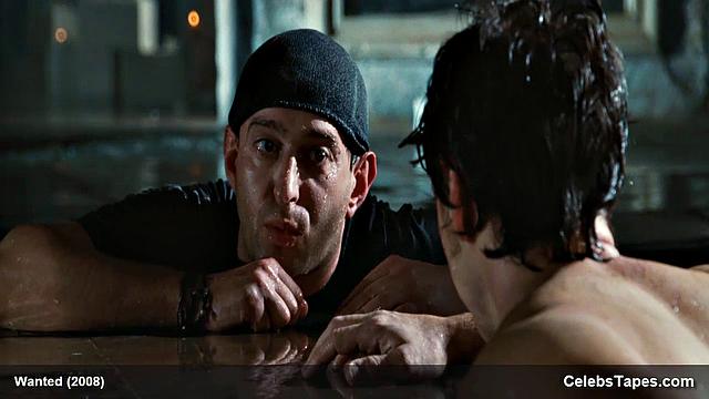 Angelina Jolie flaunts her smooth bare ass