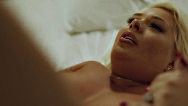 Slutty MILF penetrated in missionary by big white cock