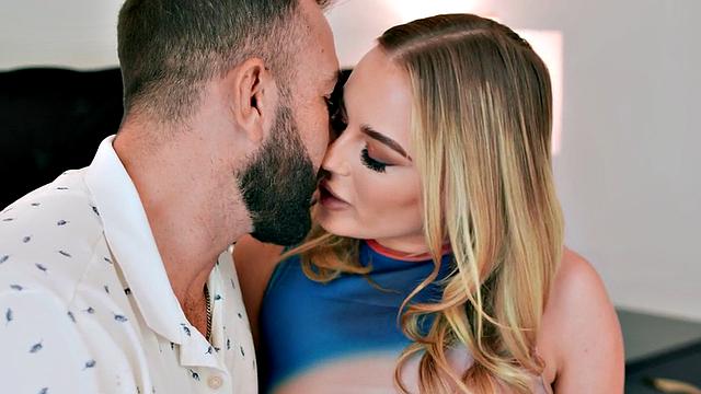 Erotic inked babe pleasing her BF in doggystyle