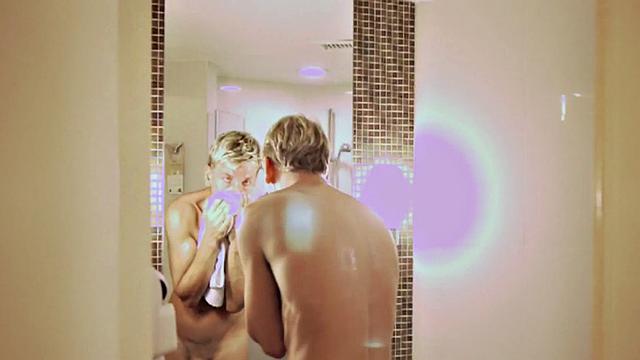 Orient amateur twink fucked by blond after rimming