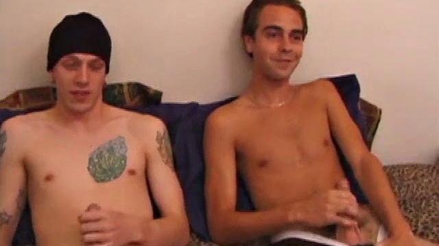 Straight Boys Shane and Vincenzo Jerking Off