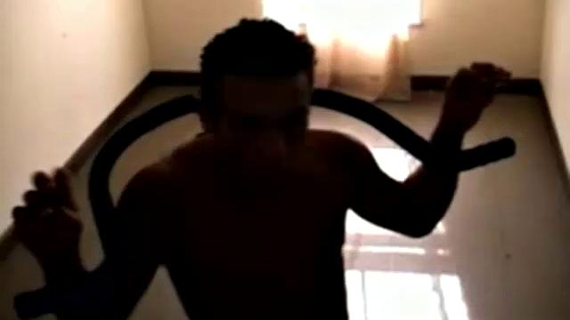 Anthony Holloway is a cute little 19 year old with a big dick. We look in on him as he jerks off in the attic. Anthony stretches his ass and strokes that big 9-inch hunk of meat, before dry humping on the floor.