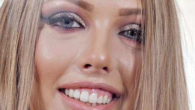 Horny Blonde Teen Rewarded With A Facial After Interview And Sex