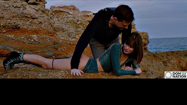 Sweet Silvia Soprano submits to her dominant's cock on the Spanish seaside