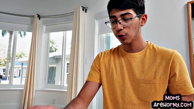 Naughty stepmom pounded by stepson