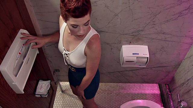 Clothespinned BDSM lez sub tormented in group