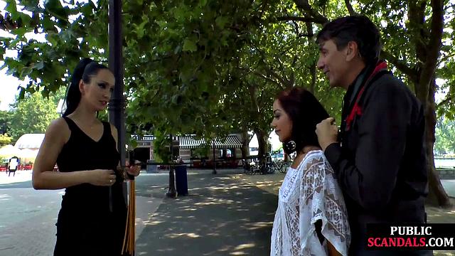 Cute 21yo humiliated in public