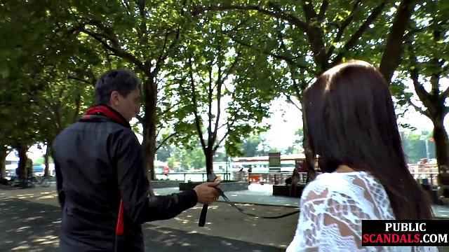 Cute 21yo humiliated in public