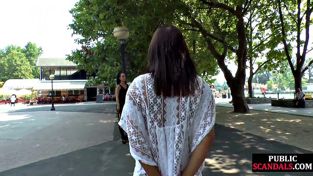 Cute 21yo humiliated in public