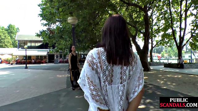 Cute 21yo humiliated in public