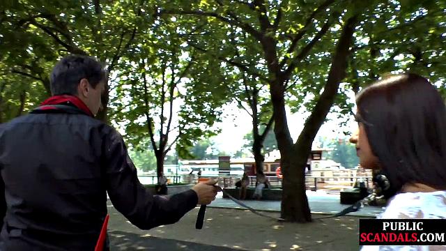 Cute 21yo humiliated in public