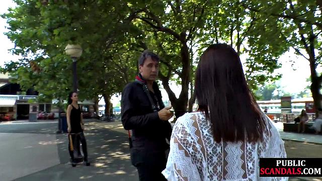 Cute 21yo humiliated in public