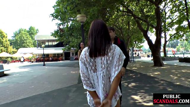 Cute 21yo humiliated in public