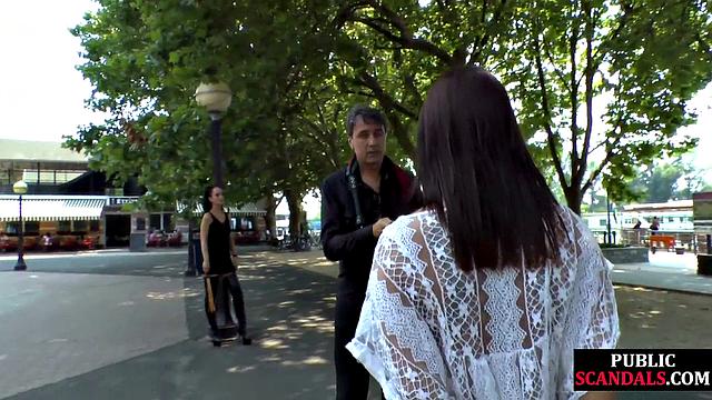 Cute 21yo humiliated in public