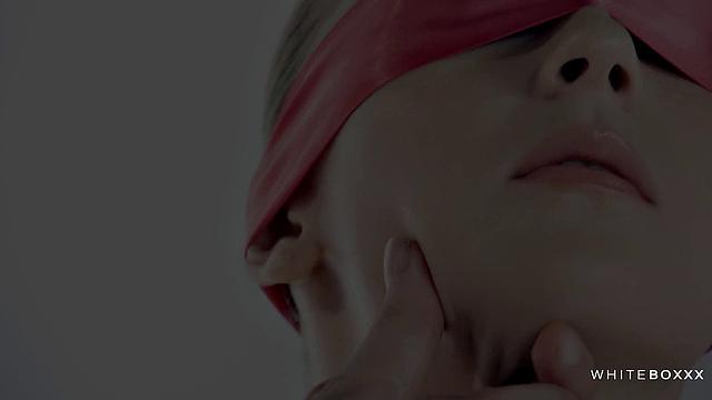 Gorgeous blonde in fetish