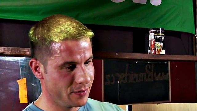 Dude gets assfucked by two ladies in a 3way