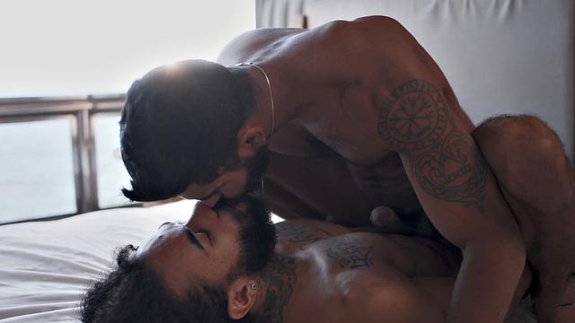 Hung Hispanic chiseled Latinos fucking