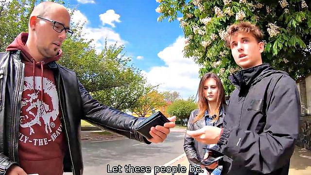 HUNT4K. Everything rich guy wants is girls pussy so he pays her BF